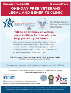 veteran legal clinic