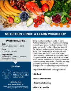 nutrition lunch and learn