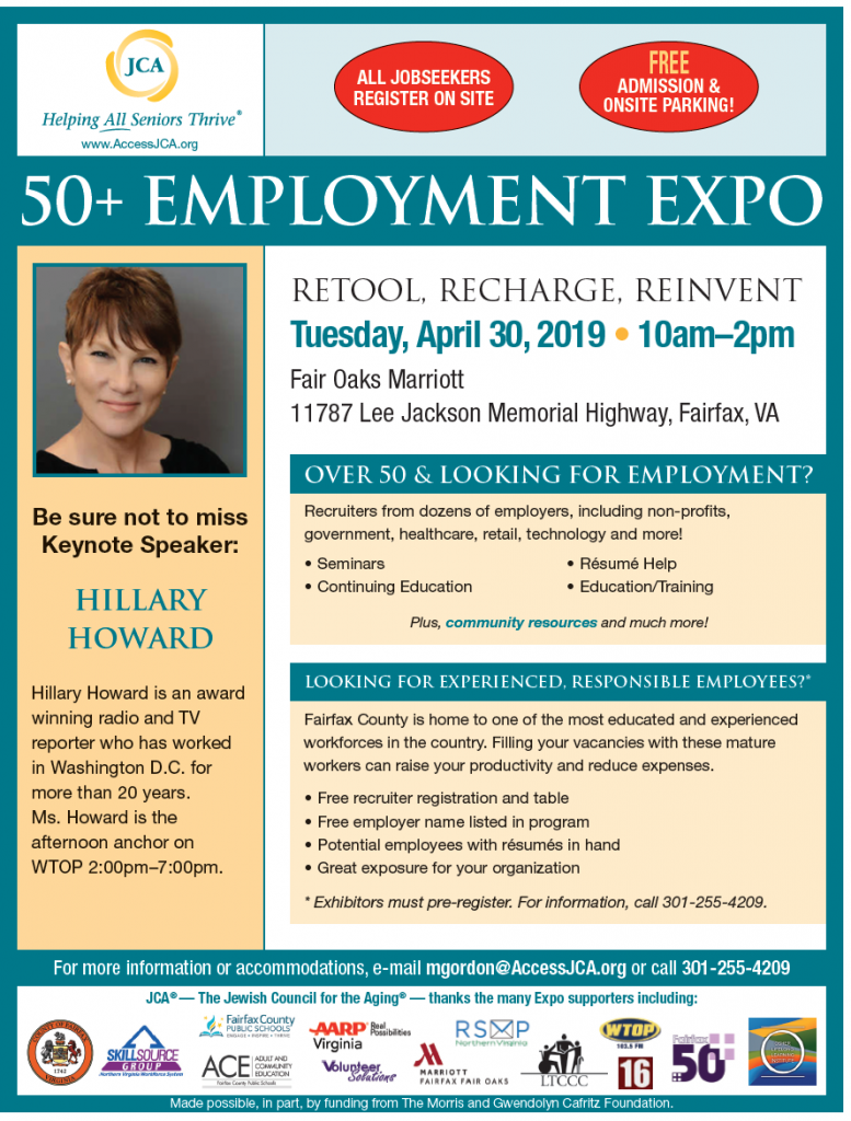 50+ Employment Expo MD and VA