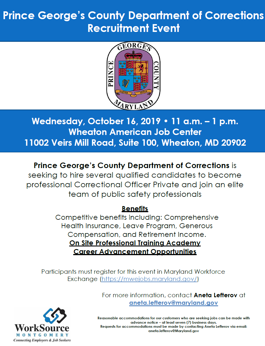 employment Prince George's county