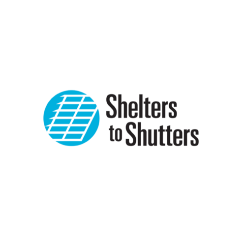 Shelters to shutters logo