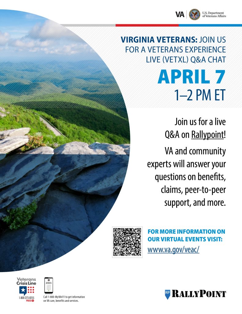 Virginia Veterans Join us for Veterans Experience Action Center (VEAC)