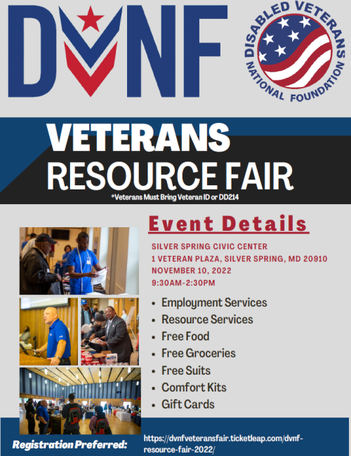 DVNF Veterans Resource Fair